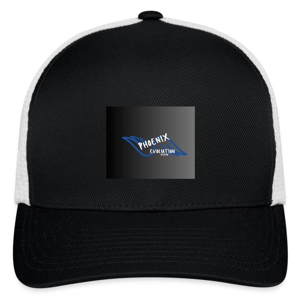 Flexfit Fitted Baseball Cap - black/white